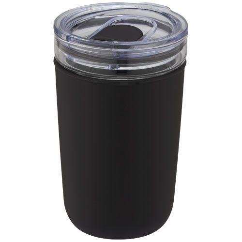 Gobelet en verre Bello de 420 ml avec paroi extérieure en plastique recyclé