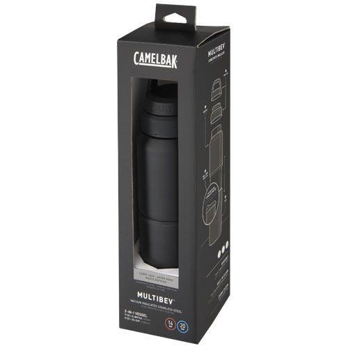 Bouteille MultiBev de 500 ml en acier inoxydable à isolation sous vide et gobelet de 350 ml