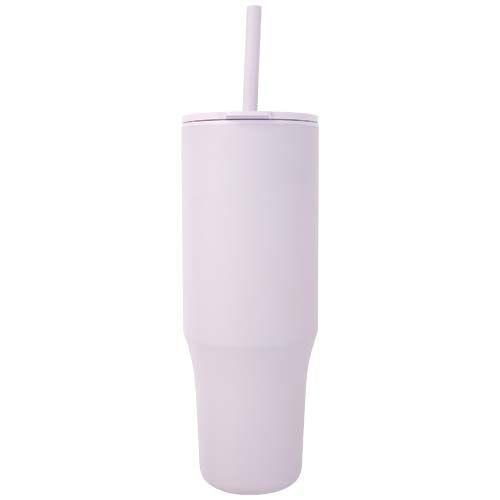 Gobelet isotherme Brady 900 ml certifié RCS avec paille en silicone