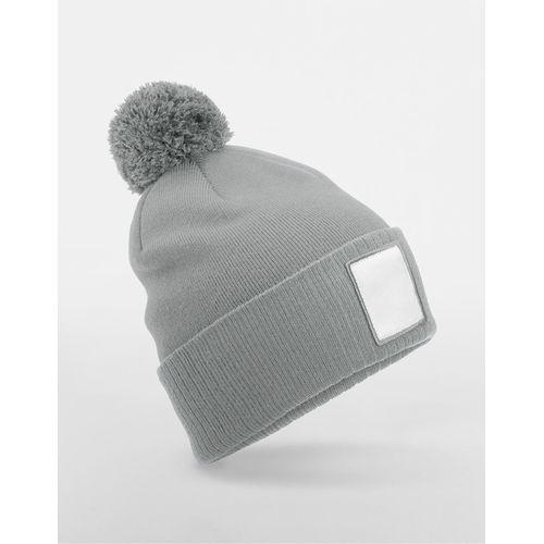 Appliqué Patch Pom Beanie