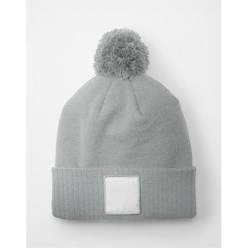 Appliqué Patch Pom Beanie