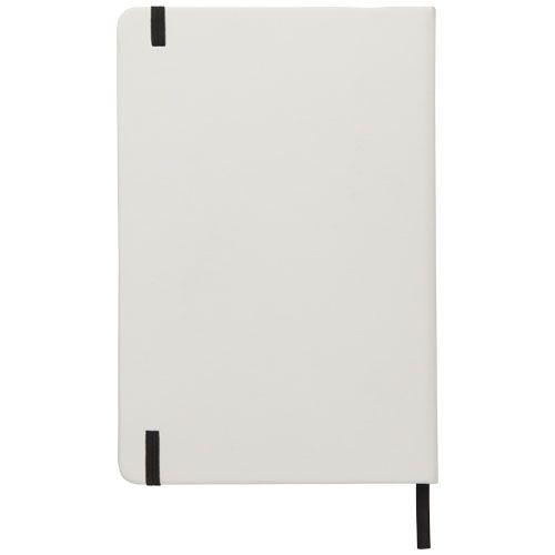 Spectrum A5 white notebook with coloured strap