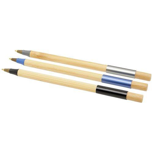Parure Kerf de stylos en bambou, 3 pièces