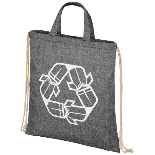 Sac à dos recyclé 210 g/m² Pheebs avec cordon de serrage 6L