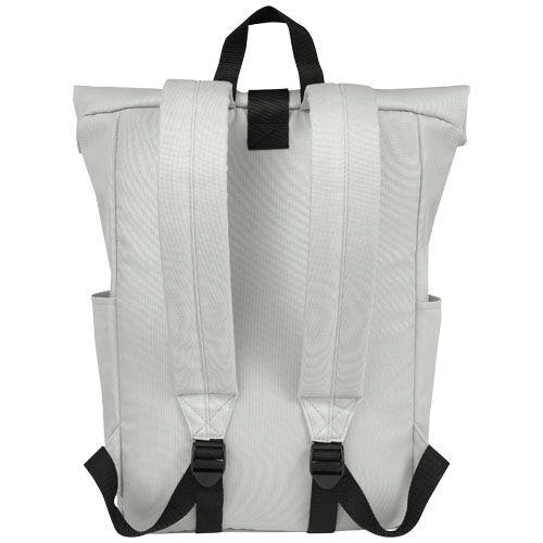 Byron 15.6" GRS RPET roll-top backpack 18L