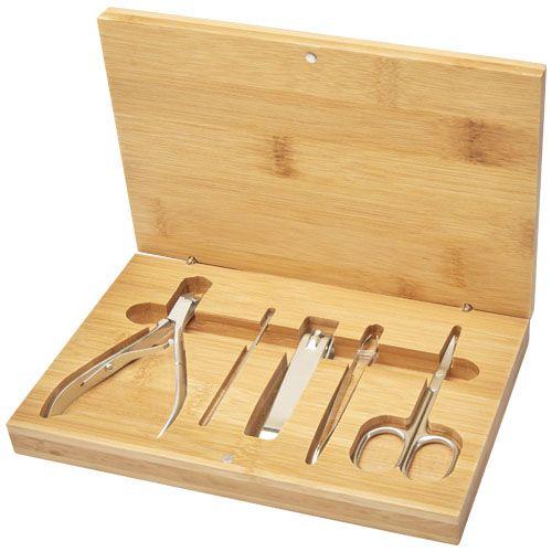 Ladia 5-piece bamboo manicure set