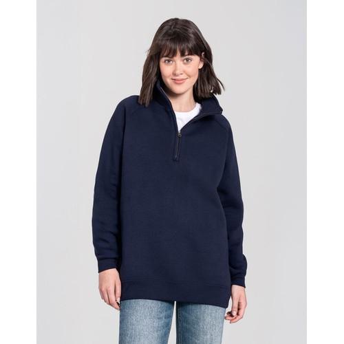 Iconic Premium Zip Neck Sweat