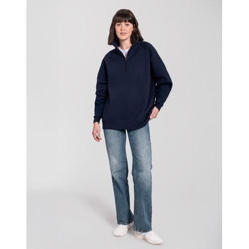 Iconic Premium Zip Neck Sweat