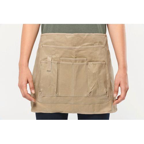 Tablier court de jardinage écoresponsable unisexe