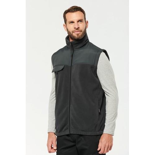 Fleece jacket with removable sleeves
