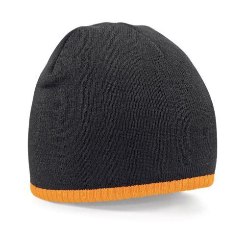 Two-Tone Beanie Knitted Hat