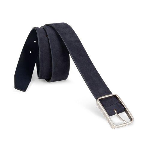 Men's velvet leather belt