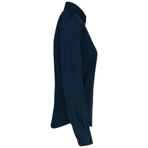Ladies’ long-sleeved cotton poplin shirt