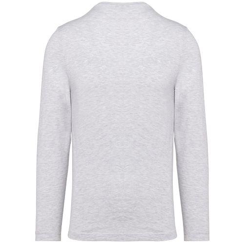 T-shirt col rond manches longues homme