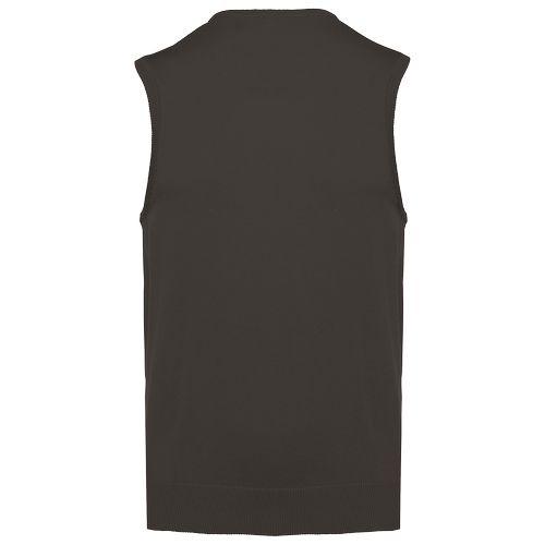 Men's sleeveless V-neck jumper