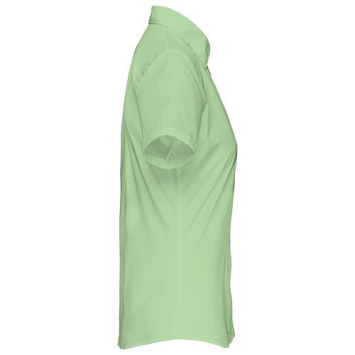 Ladies’ easy-care short sleeve polycotton poplin shirt