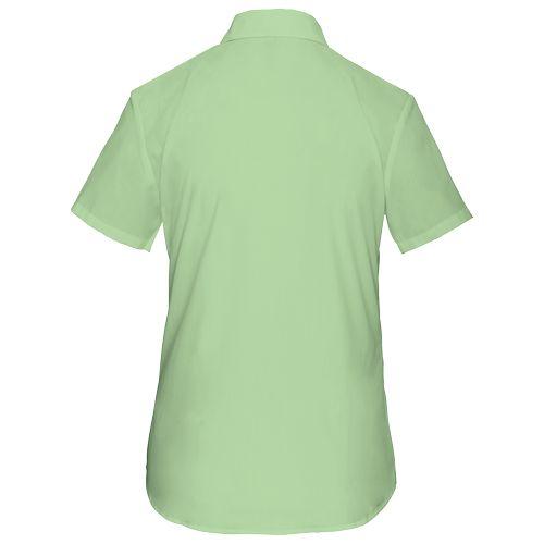 Ladies’ easy-care short sleeve polycotton poplin shirt