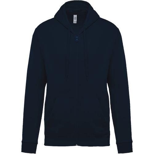 Full zip hooded sweatshirt