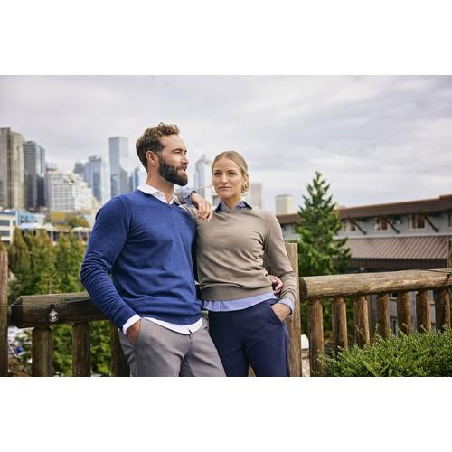 Cutter & Buck Oakville V-Neck Men grischiné XL