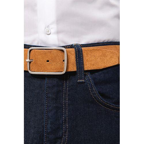 Men's velvet leather belt