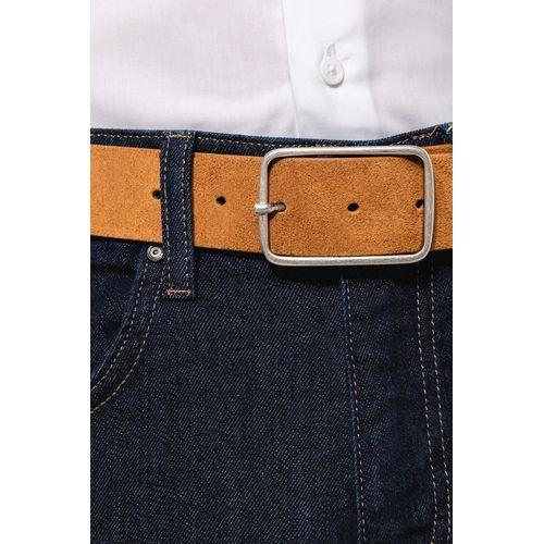 Men's velvet leather belt