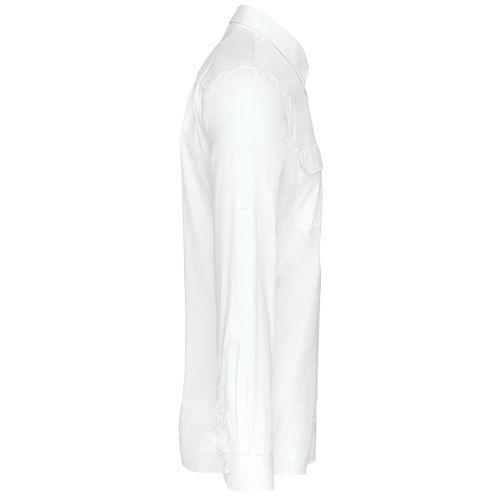 Men's long-sleeved safari shirt