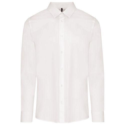 Men’s long-sleeved cotton poplin shirt