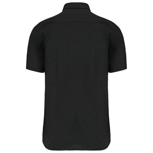 Cotton/elastane short-sleeved shirt