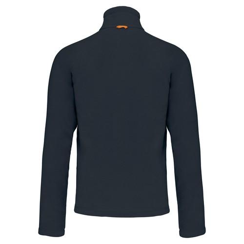 Men's microfleece zip jacket with raglan sleeves