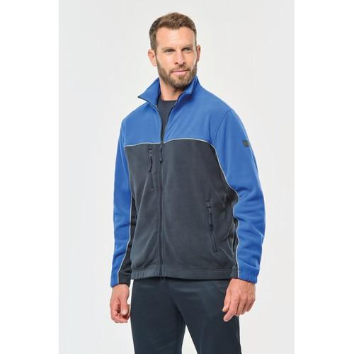 Veste micropolaire bicolore écoresponsable unisexe