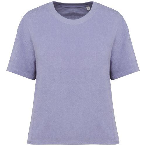 T-shirt écoresponsable en éponge femme