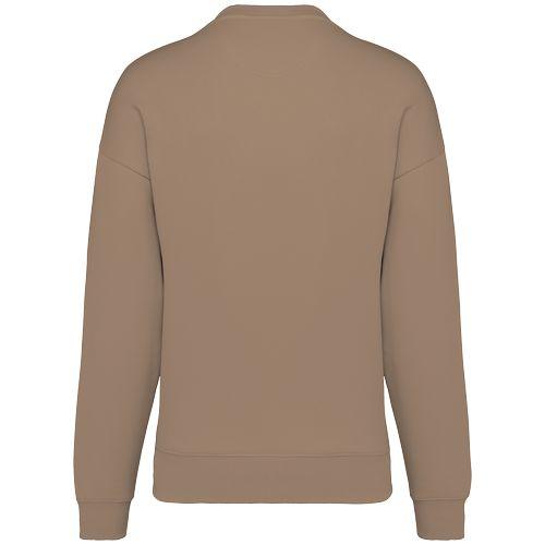 Eco-friendly unisex oversize round neck sweatshirt