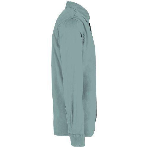Eco-friendly men's washed effect shirt