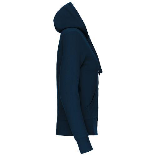 Ladies' full zip hooded sweatshirt