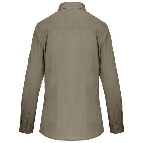 Ladies' long sleeved safari shirt