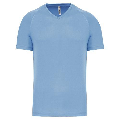 T-shirt de sport manches courtes col v homme