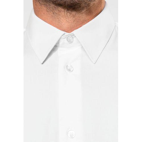 Men's long-sleeved cotton / elastane shirt