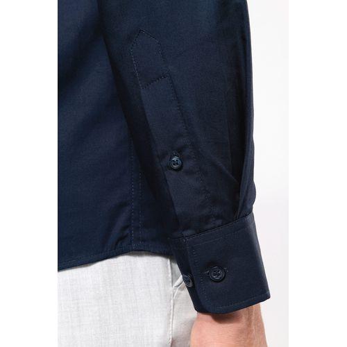 Men’s long-sleeved cotton poplin shirt