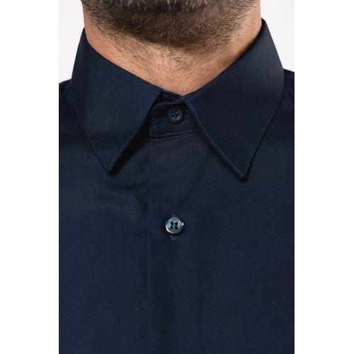 Men’s long-sleeved cotton poplin shirt