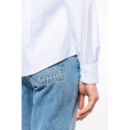 Ladies’ long-sleeved cotton poplin shirt