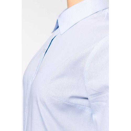 Ladies’ long-sleeved cotton poplin shirt
