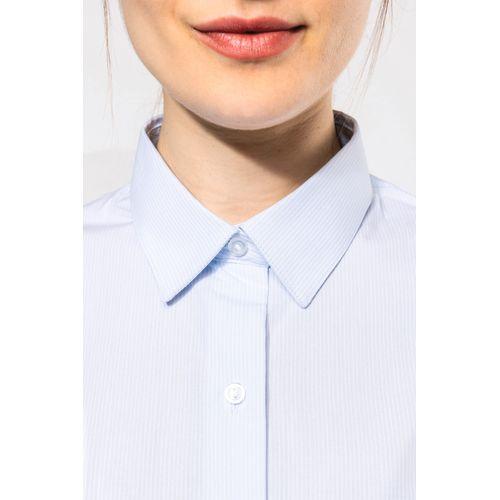 Ladies’ long-sleeved cotton poplin shirt