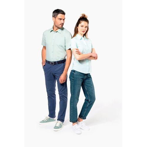 Ladies’ easy-care short sleeve polycotton poplin shirt