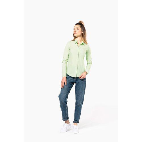 Ladies’ easy-care polycotton poplin shirt