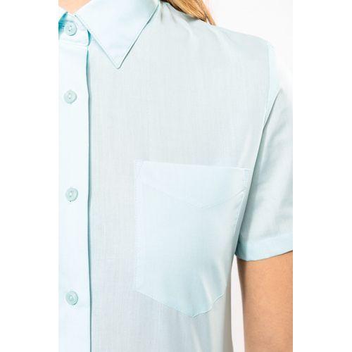 Ladies’ easy-care short sleeve polycotton poplin shirt