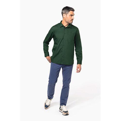 Men's easy-care polycotton poplin shirt
