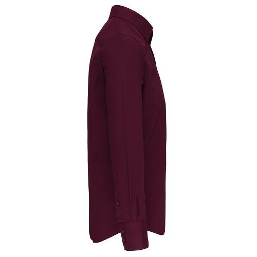 Men's long-sleeved cotton / elastane shirt