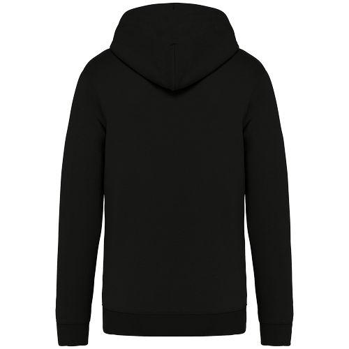 Eco-friendly unisex full zip hooded sweatshirt