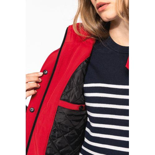 Parka softshell doublée capuche femme