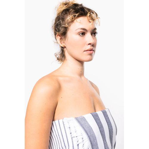 Striped fringed fouta